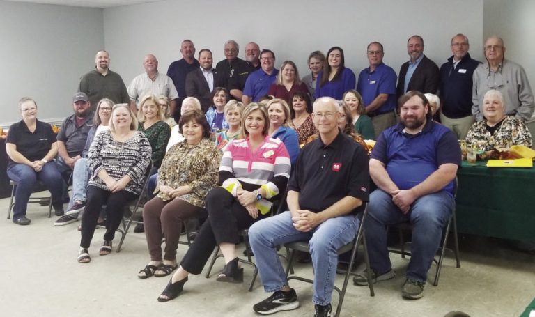 A large group was in attendance at the annual Rector Chamber of Commerce member ship meeting. PHOTO BY JANE GATEWOOD